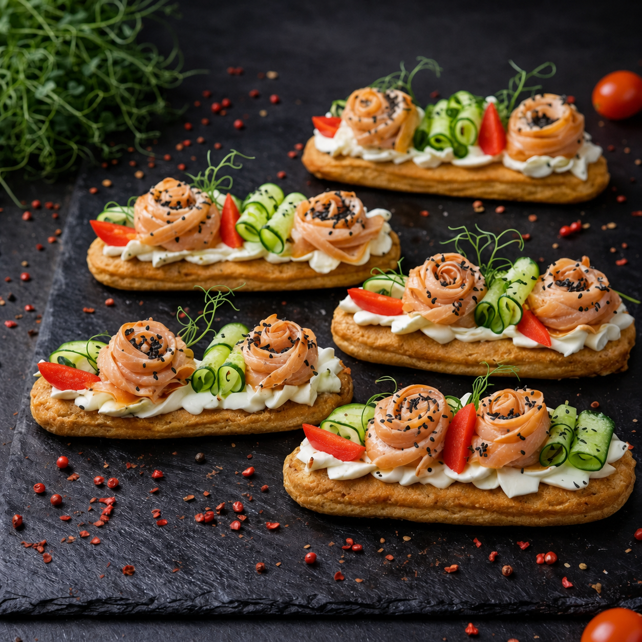Эклер «Копчёная курочка» — 1 шт. · 100 г