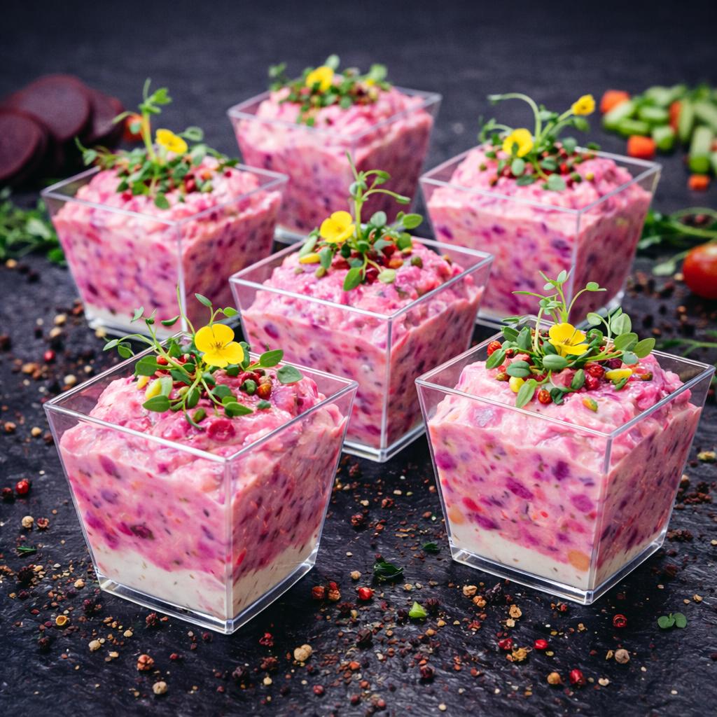 Мини трайфлы “Селёдочка по ленивому” — 50 г